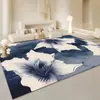 Alfombra de terciopelo de cristal francés para suelo, sala de estar, resistente a las manchas y fácil de cuidar, alfombrilla para sofá y mesa de café, dormitorio, mesita de noche, manta antideslizante