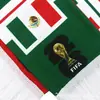 Bufanda de aficionado para el Mundial de EE. UU., Canadá, México, Copa de Europa, bufanda de tela de ojo de pájaro de México, 15*120cm