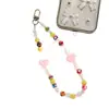 Cadena para Teléfono Corta con Forma de Corazón Estilo Ins Coreano para Niñas, con Park Chae-Young/Jennie, Cadena con Colgante de Perlas con un Diseño Único