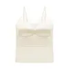 Camisola Francesa Sexy Encaje Ropa Interior Copa Fija Satén Copa Fija Transpirable Sensación Desnuda Hermoso Busto Pequeño Camisola Chaleco Mujer