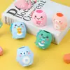 Funda de Silicona para Cepillo de Dientes Linda Caricatura Infantil Forma de U Funda de Silicona para Cepillo de Dientes Carcasa Impermeable Estuche Suave de Silicona