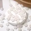 10*9mm Acrílico Transparente Dourado Estrela de Cinco Pontas Feito à Mão DIY Acessórios para Joias Contas de Mão Pingente para Bolsa Contas Soltas