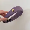 Diadema de estilo coreano para otoño e invierno, nueva, de ala ancha, para coleta, para mujer, de alta gama, para uso diario, diadema para la parte superior alta del cráneo, diadema versátil