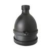 Caja de Proteína en Polvo de Doble Capa Nueva Portátil 100ml Embudo Deporte Fitness Caja de Polvo Tipo Granada