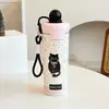 Taza de Agua Nueva para Mujer, Taza de Té de Aspecto Elegante, Taza con Popote Resistente a Altas Temperaturas, Taza de Oficina, Taza Flotante, Termo