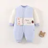 Mono para Bebé Recién Nacido Jingqi Otoño e Invierno Acolchado Ropa para Recién Nacidos Otoño Ropa para Bebé Niño y Niña Ropa para Gatear