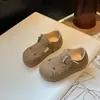 Zapatos Birkenstock para Niños Gatito Suela Suave Mocasines Lindos Estilo Nuevo Primavera y Otoño 2025 Niños y Niñas Zapatos Individuales de Princesa Zapatos de Cuero