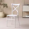 Sillas de Comedor de Plástico Blanco Mesa y Sillas de Comedor Modernas Minimalistas Sillas de Banquete para Bodas Sillas Apilables para el Hogar y Comerciales Sillas para Bodas
