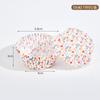 Portavasos de papel para pastel a prueba de aceite de gran venta 100 piezas de postre de precio ultra alto pastel de nieve mei Niang fondo taza de papel para hornear