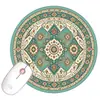 Mouse Pad Estilo Boêmio Vintage Personalizado Tapete de Mesa de Borracha para Computador Laptop Coaster Cruzamento Oriente Médio Rússia