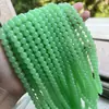 Nuevo pulsera de cuentas de color sólido de jade de porcelana de cristal de 8 mm cortina de puerta cuentas sueltas de vidrio accesorios de joyería DIY al por mayor por artículo