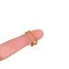 Anéis Empilháveis de Pérola Dourada para Mulheres, Estilo de Luxo Nicho Outono e Inverno, Anéis de Dedo Indicador de Alta Qualidade, Anéis Abertos Exagerados Vintage