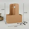 Soporte Portátil para Taza Ibu Caja de Empaque para Taza de Café Caja de Papel Kraft Caja Blanca Caja de Cartón Corrugado Caja de Regalo