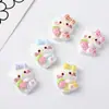 Nuevos Accesorios de Resina de Gatito Frutal Pegamento de Crema DIY Pinzas para el Cabello Girly Fundas para Teléfono Llaveros Accesorios para Hebillas de Zapatos