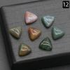1226-10mm triângulo anel superfície pedra de cristal natural triângulo de superfície de arco único jóias DIY embutido acessórios de pedra nua