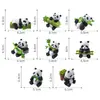 Figura Grande de Panda de Bambú Linda para Micro-Paisajes, Accesorio Colgante para Decoración de Jardín DIY, Adorno de Escritorio