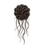 Peluca de bollo de barba de dragón, pinza para el pelo, herramienta mágica para recogido completo, peluca de cabeza de capullo, peluca de estilo chino antiguo para cheongsam, moño de pelo