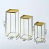 Prato Retangular Dourado com Borda de Renda Estilo Europeu para Bolo de Chá da Tarde Suporte para Bolo Casamento Prato Grande para Chá Mesa de Sobremesas Prato para Biscoitos