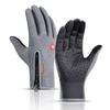 Luvas Transfronteiriças para Homens e Mulheres, Quentes Outono e Inverno À Prova de Frio e À Prova D'água Ciclismo Tela Sensível ao Toque Mais Veludo Dedo Inteiro Antiderrapante Esportivas Outdoor