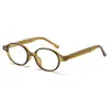 2026 Nuevo Modelo Transfronterizo Inserto de Propionato Montura de Gafas Ovalada Vintage Montura Unisex Estilo Nerd Montura Pequeña para Miopía