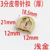 Hebilla de Cinturón de 3 Puntos de 12 mm Hebilla de Pin Gruesa Herrajes para Equipaje Accesorios para Cinturón Hebilla de Cinturón Personalizada para Mujer Hebilla de Pin de Metal Zapatos