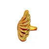 Anillo de Oro Aluvial para Mujer que No Se Desvanecerá por Mucho Tiempo, Diseño de Nicho de Alta Gama Abierto, Accesorios Exagerados Retro Imitación Oro, Producto Nuevo