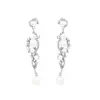 Brincos de pérola de luxo de alta qualidade franceses femininos retrô requintados versáteis brincos de franja brincos de personalidade elegantes atacado