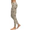 Amazon 2024 Novas Leggings com Estampa Digital Europeias e Americanas Cinza Verde Elásticas Apertadas Leggings Femininas
