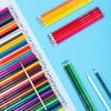 Deli 7071-36 - Plomo de color soluble en agua para estudiantes y niños, 36 colores, para principiantes en dibujo artístico