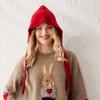Gorro de cachemira para mujer, 100% cachemira pura, otoño e invierno, nueva moda, con cordones, protección para las orejas, gorro de punto cálido