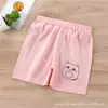Pantalones Cortos de Algodón Puro para Niños Pequeños y Medianos Verano Dibujos Animados Hogar Abertura Inferior Pantalón Individual Niños y Niñas Ropa Interior Venta al por Mayor