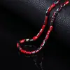 Cuentas Sueltas de Cristal de Bambú de Color Láser Iridiscente Accesorios para Pulseras DIY Colgante para Collar Cuentas de Oración Cuentas Espaciadoras Accesorios
