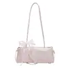 Moda Coreana Nicho Elegante Estilo Ballet Simples Bolsa de Ombro Baguete Casual e Estilosa Versátil de Alta Qualidade Bolsa de Ombro Único Feminina