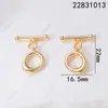 Fecho de Colar de Pérolas Círculo Irregular Simples Fecho Ot Acabamento Manual Fecho de Conexão Corrente para Suéter Acessórios DIY