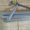 Suministro ranura de plástico PVC ranura en forma de U adecuada para tira de sellado plana de aluminio hebilla tira de sellado fábrica de extrusión calidad estable