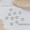 Rainha Mãe do Oeste Acessórios para Nail Art Estilo Punk Anel de Estrela Metal DIY Diamante de Unha Usável Acessórios Venda por Atacado