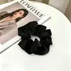 Goma de pelo scrunchie vintage versátil extragrande para adultos, elegante scrunchie floral para coleta