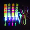 Barraca mais vendida Feira Noturna flechas voadoras fada voadora estilingue luminoso luzes coloridas espada voadora brinquedos flash de exterior para crianças atacado