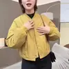 Chaqueta de béisbol de alta gama al por mayor con cuello alto para mujer, 26 nuevos estilos de otoño, chaqueta corta y elegante para mujeres petites