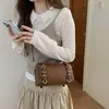 Bolso Bandolera Retro Melaleuca para Mujer 2026 Nuevo de Moda Tendencia Estilo Coreano Bolso Almohada Bolso de Hombro Único