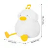 Pato Musical Fofo de Silicone com Luz Noturna de Toque, Luz Quente de 3 Velocidades, Função Timer, Luminária de Cabeceira Recarregável, Presente de Aniversário Infantil, Modelo: YH-327, 12.5 * 10 * 10CM
