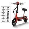Patinete Eléctrico Vehículo Eléctrico Plegable Vehículo de Dos Ruedas para Viajes Cortos Vehículo Pequeño Bicicleta Eléctrica Mini Personal para Adultos
