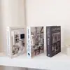 Moda Moderna Minimalista Estilo Ins Libro Falso Libro de Simulación Decoración Suave Muestra Adorno para Estantería de Hotel Atrezo de Libro Decorativo