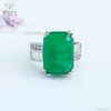 Anillo de Vidrio Colorido Retro Europeo y Americano Ai Yu Banda de Anillo Ajustable Transfronterizo Transmisión en Vivo Venta Caliente Venta al por Mayor S5021511