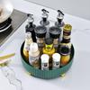 Estante giratorio de 360 grados para condimentos, salsa de soja, vinagre y otros condimentos, ligero y lujoso, ideal para la cocina.