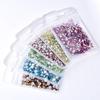 Strass de Tamanhos Mistos Ss3-Ss16 com Verso Plano para Capas de Celular, Strass de Vidro Cristal DIY para Arte de Unhas Criativa, Acessórios Decorativos Mistos