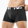 Roupa Íntima Masculina Roupa Íntima de Algodão Puro Boxer Estampado Moderno Masculino Boxer de Cor Pura Respirável Esportivo para Meninos Jovens