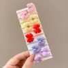 Ligas para el Cabello Lindas de Dibujos Animados para Niños, Bandas para el Cabello de Bebé que No Dañan el Cabello, Buena Elasticidad, Ligas para el Cabello de Bebé para Niñas, Anillos para el Cabello del Tamaño de un Pulgar, Accesorios para el Cabello