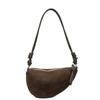 Bolso de Hombro para Mujer, Bolso de Gamuza de Nicho Otoñal, Nuevo Bolso Cruzado Versátil para el Día a Día, Bolso de Hombro Individual tipo Bollo