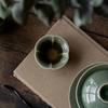 Yue Kiln Celadon Petal Cup Master Cup Cerâmica Doméstica Perfumada Xícara de Degustação de Chá Kung Fu Tea Set Copo Único Copo Convidado
